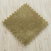 10pcs Color Block Plush Shaggy Rugs for Home Decor