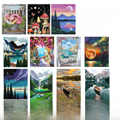 Frameless DIY 40x50 Oil Painting for Home Decor