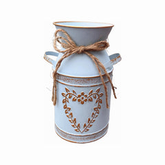 Heart-Shaped Flower Vase - Metal Floral Arrangement Pot