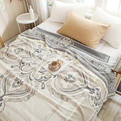 New Cotton Tassel Blanket for All Seasons (Double/Sofa)