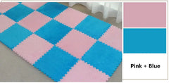 10pcs Color Block Plush Shaggy Rugs for Home Decor