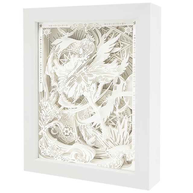 Creative Paper Cut Light with 3D Frame