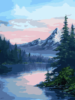 Frameless DIY 40x50 Oil Painting for Home Decor