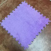 10pcs Color Block Plush Shaggy Rugs for Home Decor