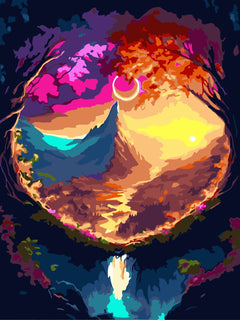 Frameless DIY 40x50 Oil Painting for Home Decor