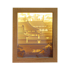 Creative 3D Paper Cut Light - Forbidden City Design
