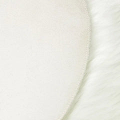 NG Cloud Shape Faux Wool Area Rug for Living Room