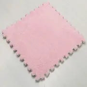 10pcs Color Block Plush Shaggy Rugs for Home Decor