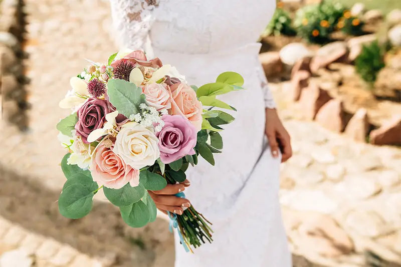 Artificial Silk Flower Combo Set for DIY Arrangements