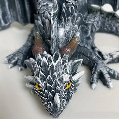 Gothic Dragon Resin Sculpture for Indoor and Outdoor Decor