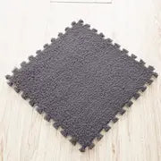 10pcs Color Block Plush Shaggy Rugs for Home Decor