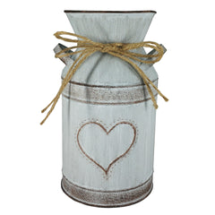 Heart-Shaped Flower Vase - Metal Floral Arrangement Pot