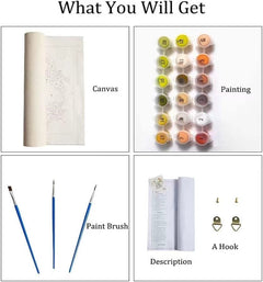 Frameless DIY 40x50 Oil Painting for Home Decor