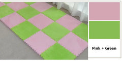 10pcs Color Block Plush Shaggy Rugs for Home Decor