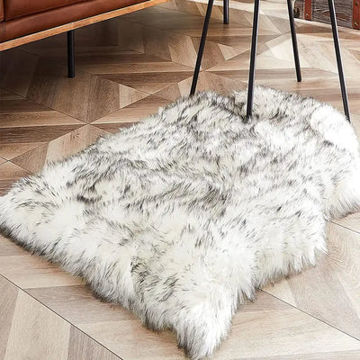 Modern Luxury Fluffy Faux Fur Rug for Bedroom Living Room