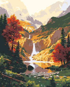 Frameless DIY 40x50 Oil Painting for Home Decor