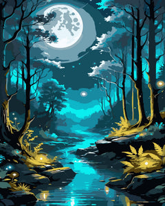 Frameless DIY 40x50 Oil Painting for Home Decor