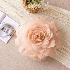 Princess Style 3D Sheer Floral Pillowcase for Bedroom