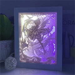 Creative Paper Cut Light with 3D Frame