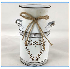 Heart-Shaped Flower Vase - Metal Floral Arrangement Pot