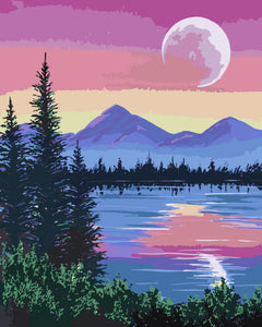 Frameless DIY 40x50 Oil Painting for Home Decor