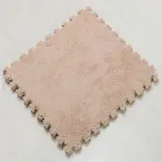 10pcs Color Block Plush Shaggy Rugs for Home Decor