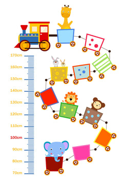 Cartoon Animal Wall Stickers for Kids' Room Decor