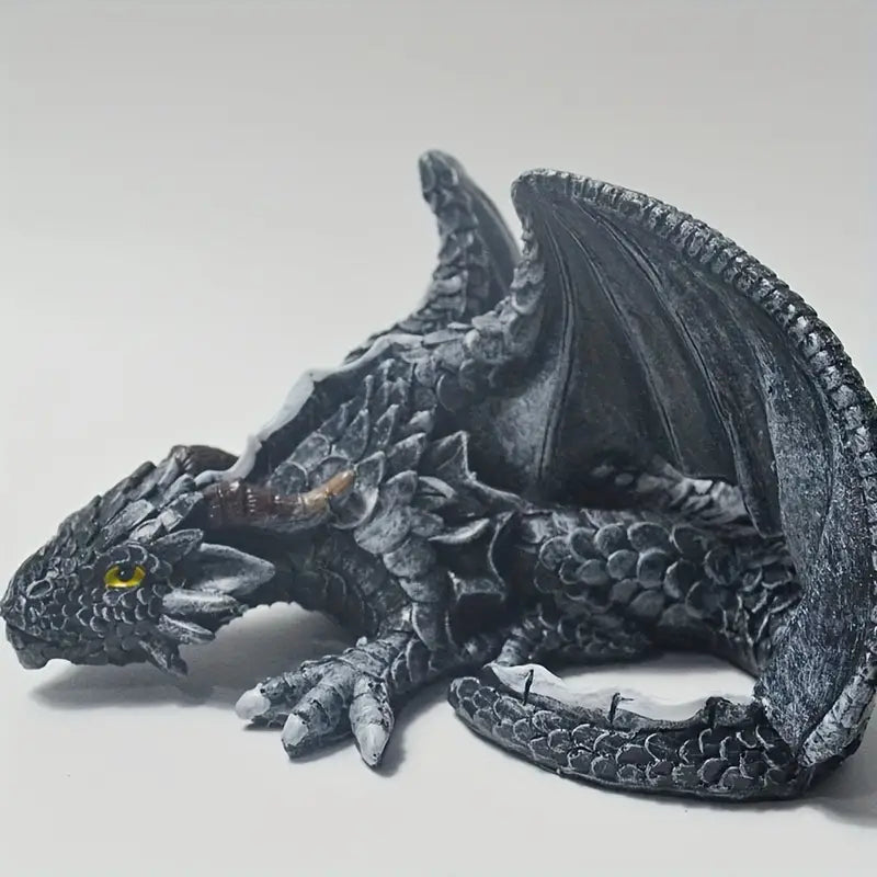 Gothic Dragon Resin Sculpture for Indoor and Outdoor Decor
