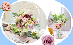 Artificial Silk Flower Combo Set for DIY Arrangements