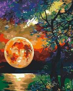 Frameless DIY 40x50 Oil Painting for Home Decor