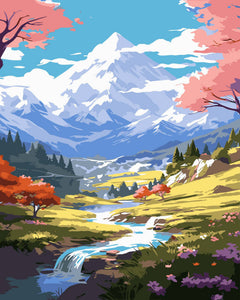 Frameless DIY 40x50 Oil Painting for Home Decor