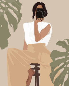 Frameless DIY 40x50 Oil Painting for Home Decor