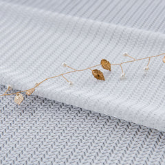 Simple Modern Fishbone Sheer Fabric for Home Décor